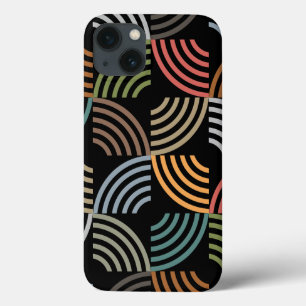 Patroonstijlvolle moderne Mode Geometrische Vintag iPhone 13 Hoesje