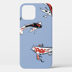 Patroonviskarper koi koi karper iPhone 12 hoesje