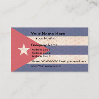  patroonvlag visitekaartje