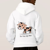 Patroonvormige Cartoon Koe met Moo (Achterkant)