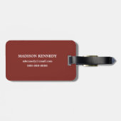 PatroonWereldkaart Bagagelabel (Achterkant horizontaal)