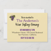 Patroonwijnproeverij Kaart (Voorkant)