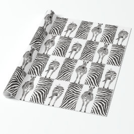 Patroonzebras Cadeaupapier