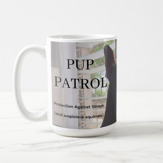 Patrouille de Chiots – Mug Drôle de Chien (Gauche)
