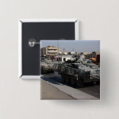 patrouille vierkante button 5,1 cm (Voorkant /achterkant)