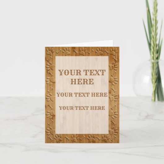 Patrouilles Et Os De Chien En Bois Faux (Devant)