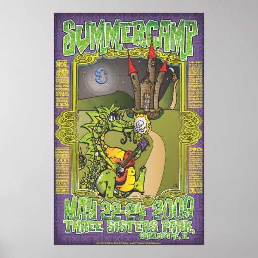 Pats Dragon for camp_final_zazzle Poster (Voorkant)