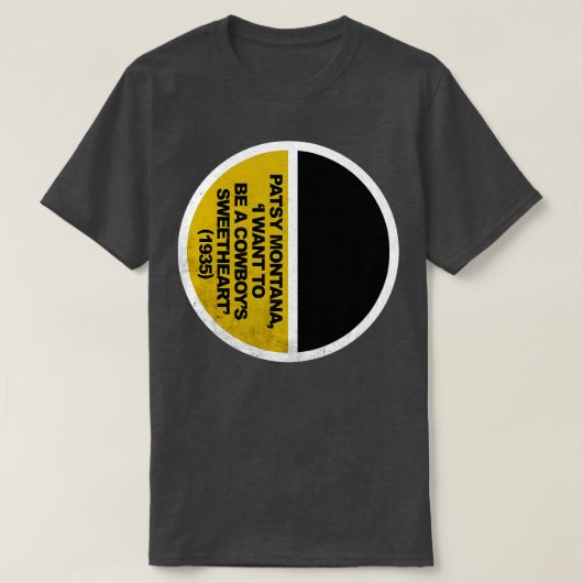Patsy Montana Art Drawing T-shirt (Design voorkant)