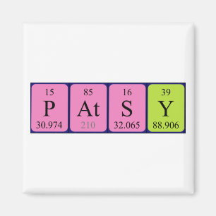 Patsy periodieke lijstnaam magnet magneet