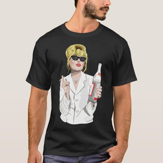 Patsy Stone AbFab Cheers Darling Classic T-Shirt (Voorkant)