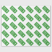 Pattaya Ahead ⚠ Thai Highway Traffic Sign ⚠ Cadeaupapier (Vlak)