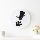 PATTE DE CAT D'EXCLAMATION ! Horloge (Maison)