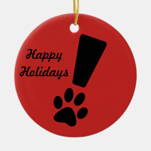 PATTE DE CHIEN D'EXCLAMATION ! Ornement (Devant)