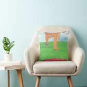 Patte de chien et oreiller cerise (Chaise)