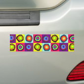 pattercirkels bumpersticker (Op auto)