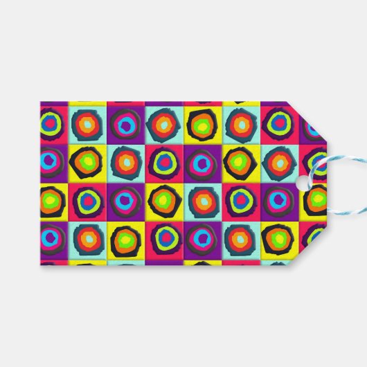 pattercirkels cadeaulabel (Voorkant (Horizontaal))