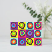 pattercirkels feestdagenkaart (Staand voorkant)