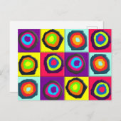 pattercirkels feestdagenkaart (Voorkant / Achterkant)