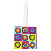 pattercirkels kubus ornament (Voorkant)