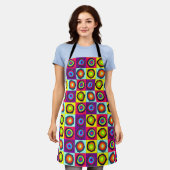 pattercirkels schort (Gedragen)