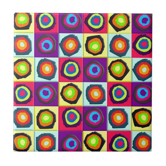 pattercirkels tegeltje (Voorkant)