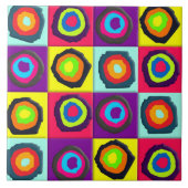 pattercirkels tegeltje (Voorkant)