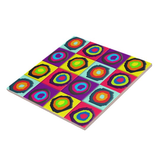 pattercirkels tegeltje (Zijkant)