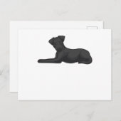 Patterdale Terrier Dog Briefkaart (Voorkant / Achterkant)