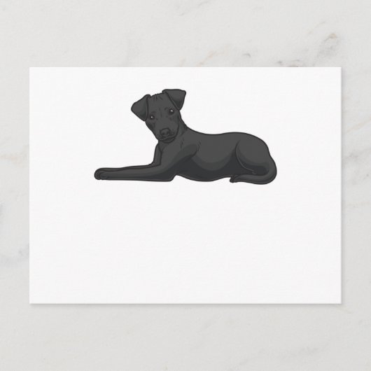 Patterdale Terrier Dog Briefkaart (Voorkant)