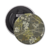 Pattered Blossom Branch I Button Flesopener (Voorkant)