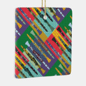 Pattered Clarinets Keramisch Ornament (Rechts)