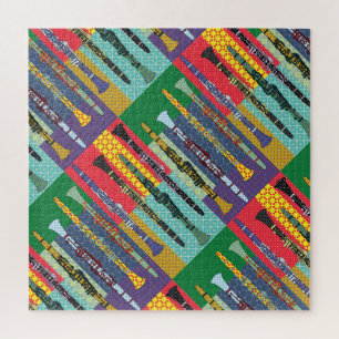 Pattered Clarinets Legpuzzel
