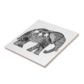 Pattered Elephant Tegeltje (Zijkant)