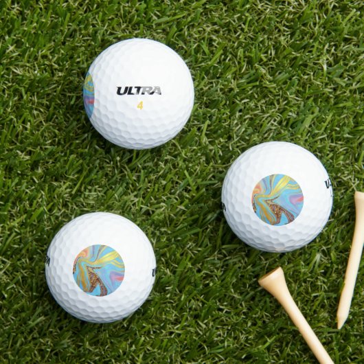 pattern abstract marbled golfballen (Insitu Gras)