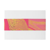 pattern abstract marbled uitnodigingen wikkel (Achterkant Voorbeeld)