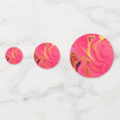 pattern abstract pink confetti (Achterkanten)