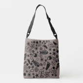 Pattern Art Crossbody Bag Crossbody Tas (Achterkant)