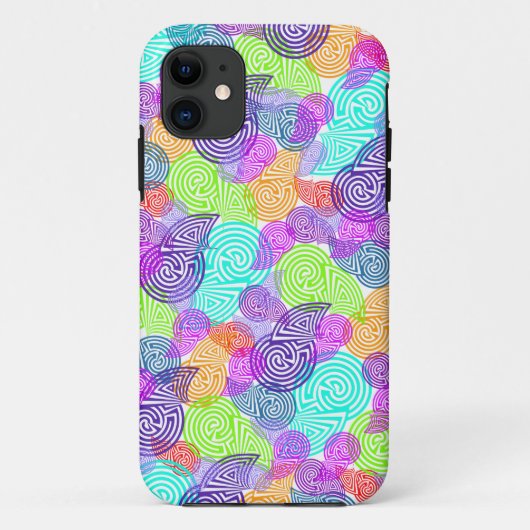 Pattern Art Labyrinths - pastel Case-Mate iPhone Case (Achterkant)