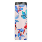 pattern background abstract red kaleidoscope desig thermosbeker (Achterkant)