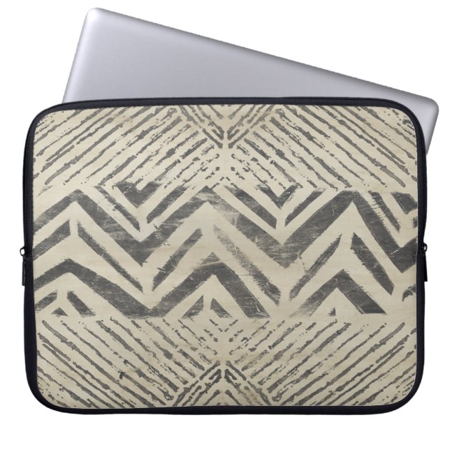 Pattern Bazaar - Geometrische vormen Laptop Sleeve (Voorkant)