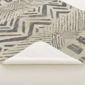 Pattern Bazaar - Geometrische vormen Sherpa Deken (3/4)
