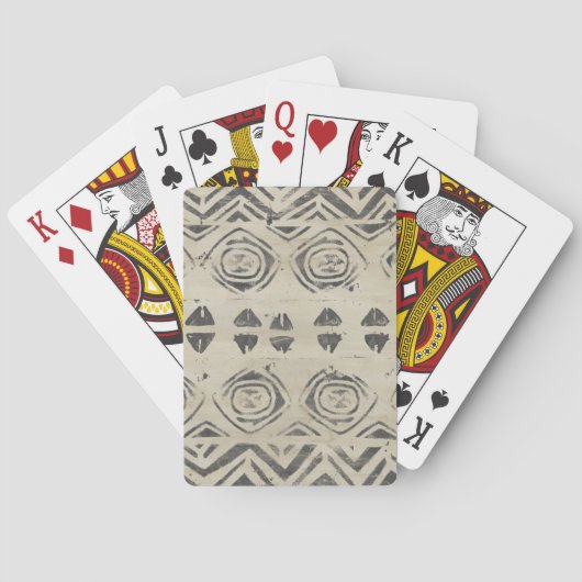 Pattern Bazaar - Rond en Geometrische vormen Pokerkaarten (Achterkant)