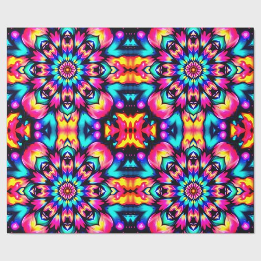~ Pattern ~ Bold Multicoloured Wrapping ~ Cadeaupapier (Zoom)