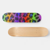 Pattern Colorful Inspiration Retro Tiger Skateboard (Horizontaal)
