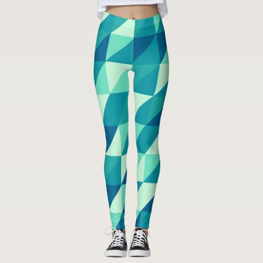 Pattern Colorfull Modern Retro Leggings (Voorkant)