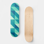 Pattern Colorfull Modern Retro Skateboard (Voorkant)