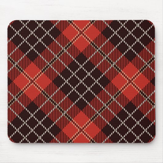 Pattern Colorfull Scottish Geometric Muismat (Voorkant)