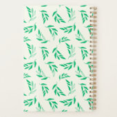 Pattern de Botanical Green Floral Plant Leaves (Dos)