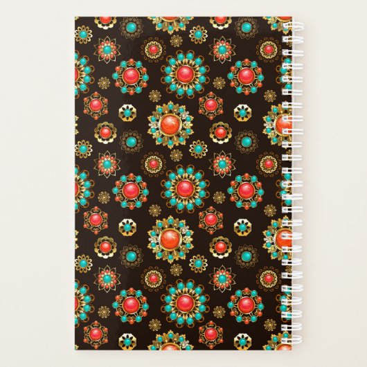 Pattern de Ethnic Brooches Seamless (Dos)