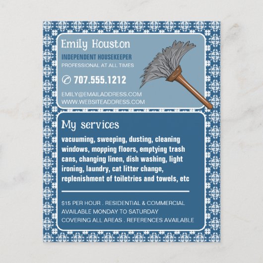 Pattern & Duster, portier, Maid Flyer (Voorkant)